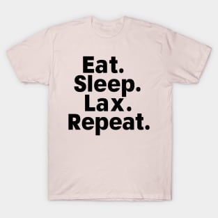 Eat Sleep Lax Repeat T-Shirt